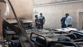 جزییات آتش سوزی در خیابان سعدی