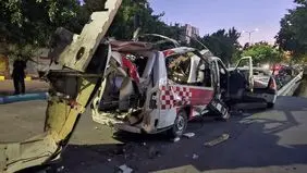 حمله پهپادی اسرائیل به یک آمبولانس در نجف‌آباد/ ۳ نفر شهید شدند