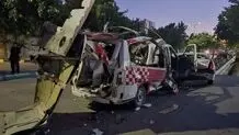 حمله پهپادی اسرائیل به یک آمبولانس در نجف‌آباد/ ۳ نفر شهید شدند
