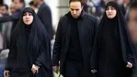 زینب سلیمانی و خانواده «حسین امیرعبداللهیان» در شبستان امام خمینی/ ویدئو