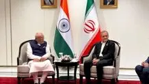 دیدار مسعود پزشکیان با نخست‌وزیر هند