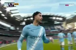 گل اول منچسترسیتی به ولورهمپتون را ببینید + ویدیو