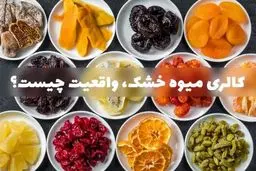 چرا میوه خشک کالری بیشتری دارد؟ رمزگشایی از یک باور رایج