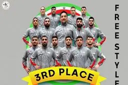 ایران فی المرکز الثالث ببطولة آسیا للمصارعة الحرة