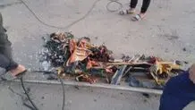 نخل تاریخی ۳۰۰ ساله عزاداری اردستان طعمه حریق شد

