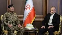 دیدار فرمانده ارتش پاکستان با رئیس جمهور