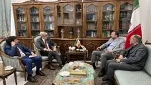 دیدار غریب آبادی با دو مقام نروژی و فرانسوی