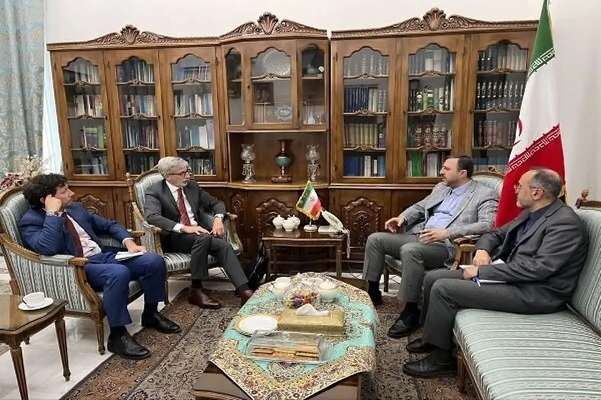 دیدار غریب آبادی با دو مقام نروژی و فرانسوی
