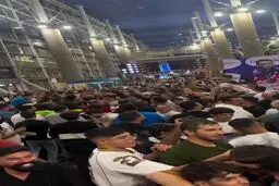 کامران قاسم‌پوردر فرودگاه  مصدوم شد + ویدئو 