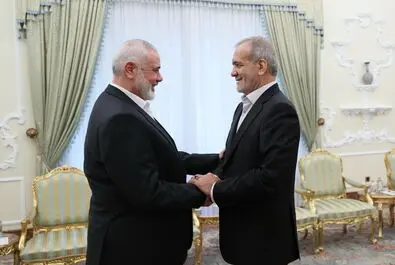 دیدار اسماعیل هنیه با رئیس جمهور