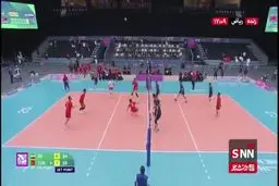 پایان ست دوم دیدار ایران برابر ترکیه / ایران 1-  ترکیه 1 + ویدیو