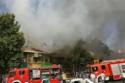 مرگ ۲ نفر در آتش‌سوزی خیابان قدس غربی تهران/ علت آتش‌سوزی در دست بررسی است
