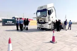رانندگان تجاری  امپاور و FAW را  تست کردند
