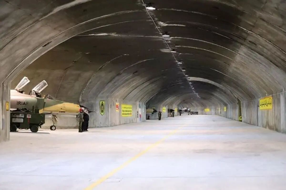 Iran Army Air Force unveils underground air base