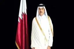 امیر قطر وارد تهران شد/ ویدیو