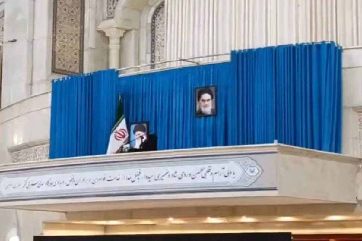 عکسی از جایگاه خالی رهبر شهید انقلاب در حرم امام خمینی 