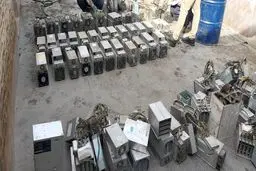 انهدام بزرگترین کارگاه تعمیر ماینرهای غیرمجاز در پرند
