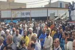 تجمع مردم زابل در اعتراض به عدم تحقق حقابه/ ویدئو

