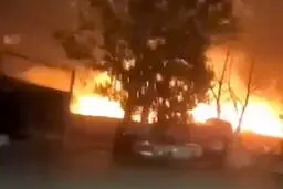 جزییات آتش‌سوزی ۱۲ واحد در نظرآباد کرج 