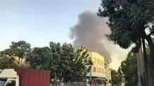 توضیح آتش‌نشانی درباره آتش گسترده در انبار روغن  و مواد نفتی در تهران + ویدئو