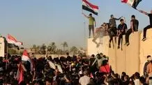 متظاهرو التیار الصدری یقتحمون القصر الجمهوری فی بغداد