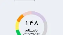 وضعیت هوای تهران قرمز شد/ شاخص آلودگی به ۱۵۳ رسید