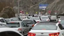 آزادراه تهران-شمال و کرج-چالوس از ساعت ۱۷ دو طرفه می‌شود