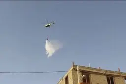 آتش‌سوزی ۳ کارخانه در جاده دماوند