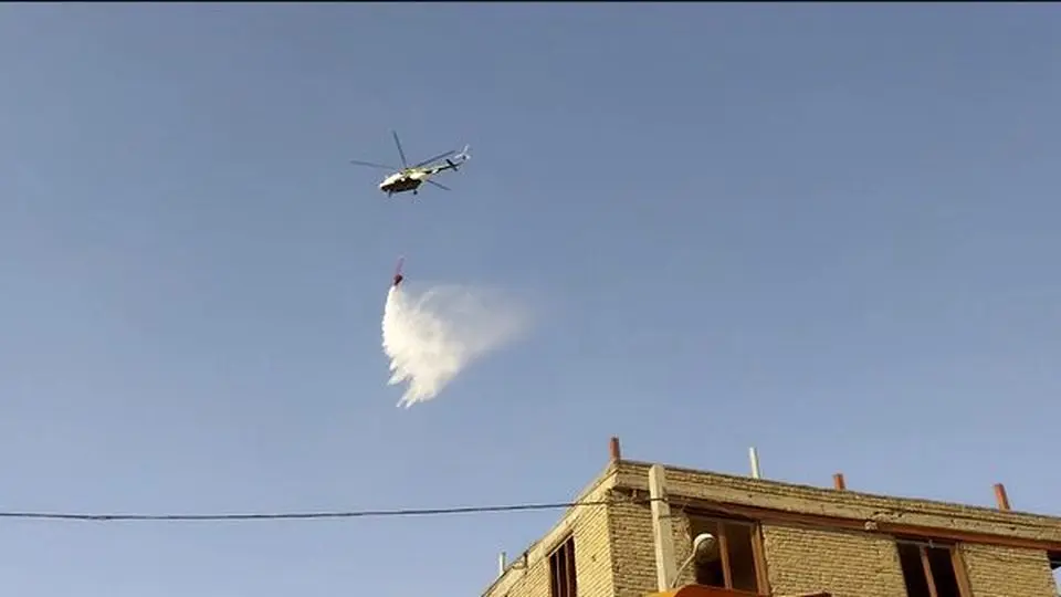 آتش‌سوزی ۳ کارخانه در جاده دماوند
