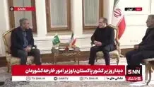 وزیر کشور پاکستان با عراقچی دیدار و گفتگو کرد + ویدیو
