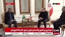 وزیر کشور پاکستان با عراقچی دیدار و گفتگو کرد + ویدیو