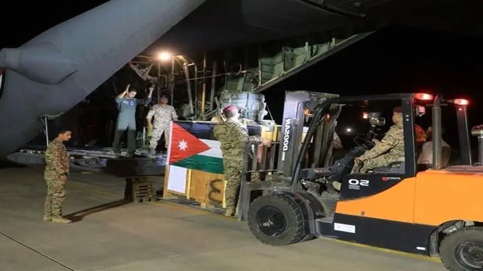 اردن: ارتش ما موفق به ارسال کمک به غزه شد

