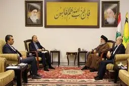 Iran's foreign minister, Hezbollah chief discuss Gaza war