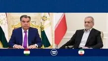 گفتگوی پزشکیان با رئیس جمهوری تاجیکستان