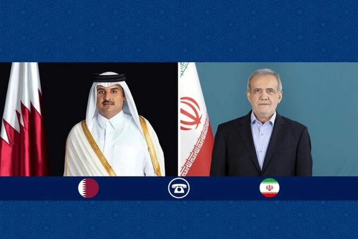 پزشکیان با امیر قطر گفتگو‌ کرد