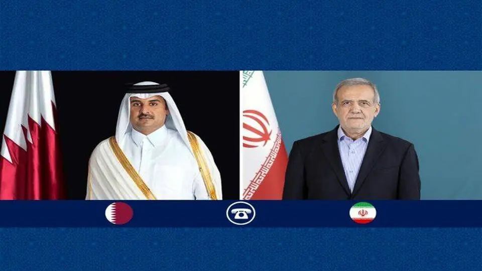 پزشکیان با امیر قطر گفتگو کرد