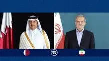 پزشکیان با امیر قطر گفتگو‌ کرد