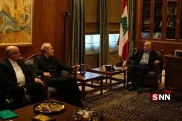 لاریجانی با نبیه بری رییس پارلمان لبنان دیدار کرد + ویدئو