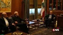 لاریجانی با نبیه بری رییس پارلمان لبنان دیدار کرد + ویدئو