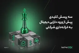 سه پرسش مدیرعامل‌ها پیش از ورود به بازار دارایی‌های دیجیتال؛ راهکار سازمانی بیت‌پین چیست؟