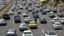 ترافیک صبحگاهی آخرین روز فروردین در معابر و بزرگراه‌های پایتخت

