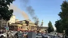 بازار تجریش آتش گرفت