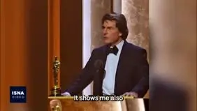 سخنرانی احساسی تام کروز / سینما مرا به سراسر جهان می‌برد + ویدیو