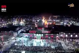 تصاویر هوایی از حرم امام رضا(ع)