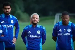 قایدی در اولین تمرین با النصر کتک خورد (عکس)