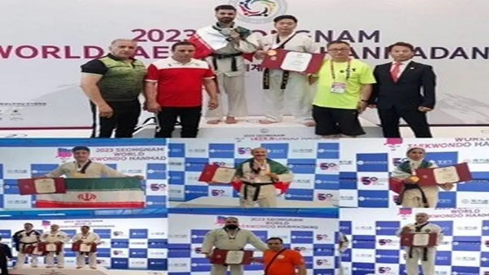 Iran taekwondokas grab 30 colorful medals in Hanmadang 2023