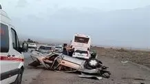 واژگونی اتوبوس در محور دامغان- سمنان با ۲۹ مصدوم 