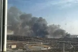 ماجرای مشاهده دود در پرند چیست؟ + عکس