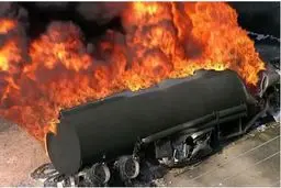 مرگ و مصدومیت 2 کارگر جوشکار بر اثر انفجار مخزن سوخت تریلی