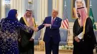 دست‌دادن دیپلمات‌های زن عربستان با ترامپ از دوربین رسانه ها +عکس